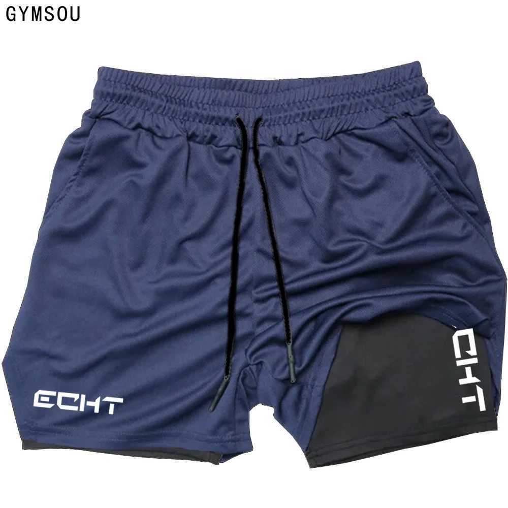 Running Shorts Men Gym Sports Shorts 2 In Quick Dry Outdoors Workout Training Fitness Jogging Short Pants Summer Men Shorts W250219