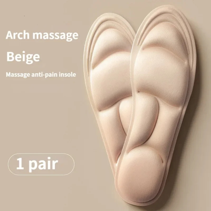 5D Sport Insoles for Shoes Women Men Memory Foam Deodorant Breathable Cushion Running Feet Care Orthopedic Insole 250219