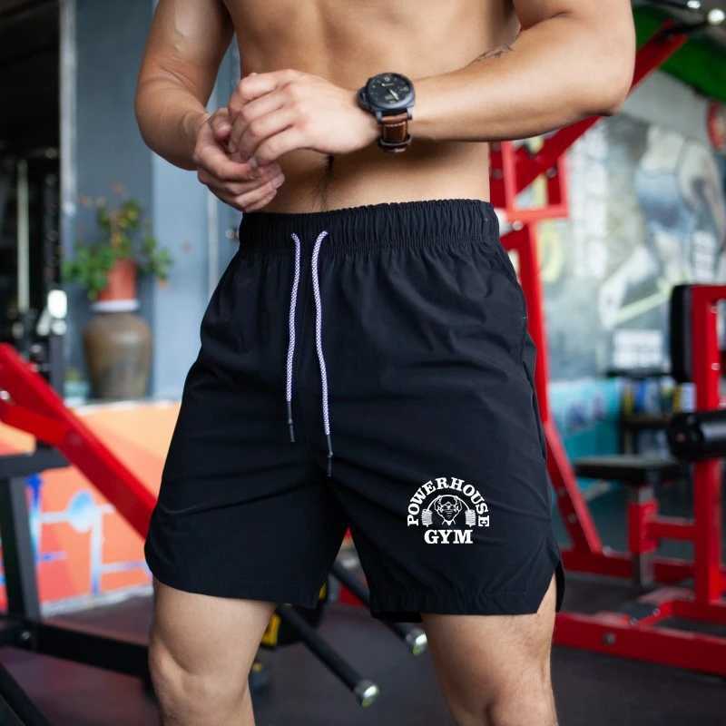 Men's Shorts New 2024 Men Fashion Polyester Shorts Hot Summer Style Shorts Mens Pure Color Shorts Beach Shorts GYM Mens Trousers z250219