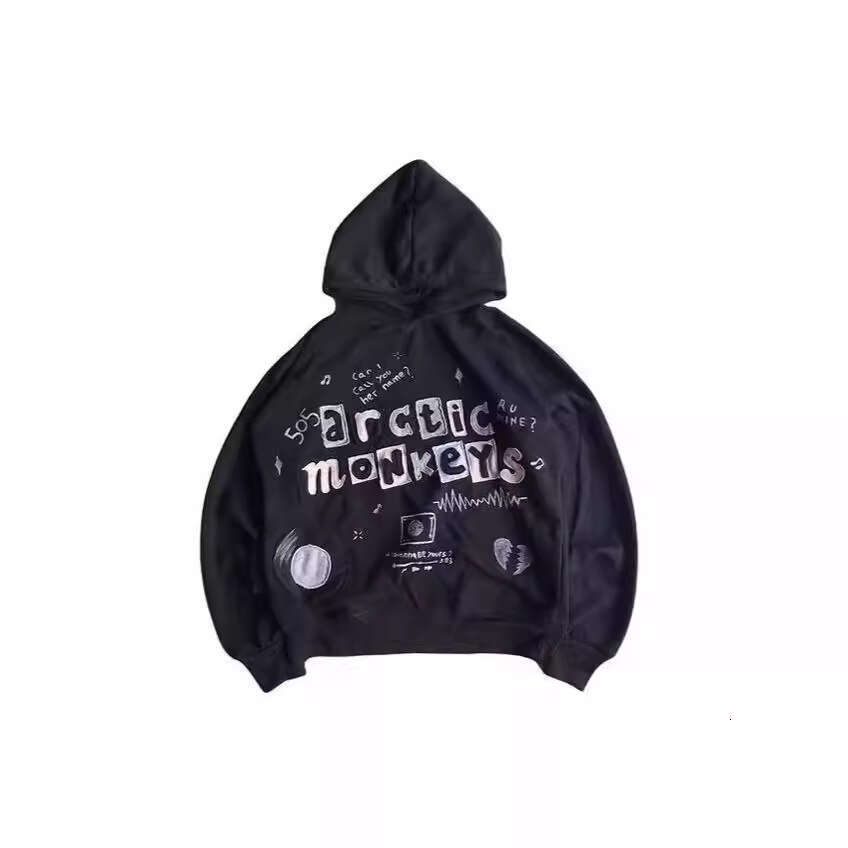 Y2K Spring Street Trend New Fabric Printed American Loose Men's and Women's Hoodie