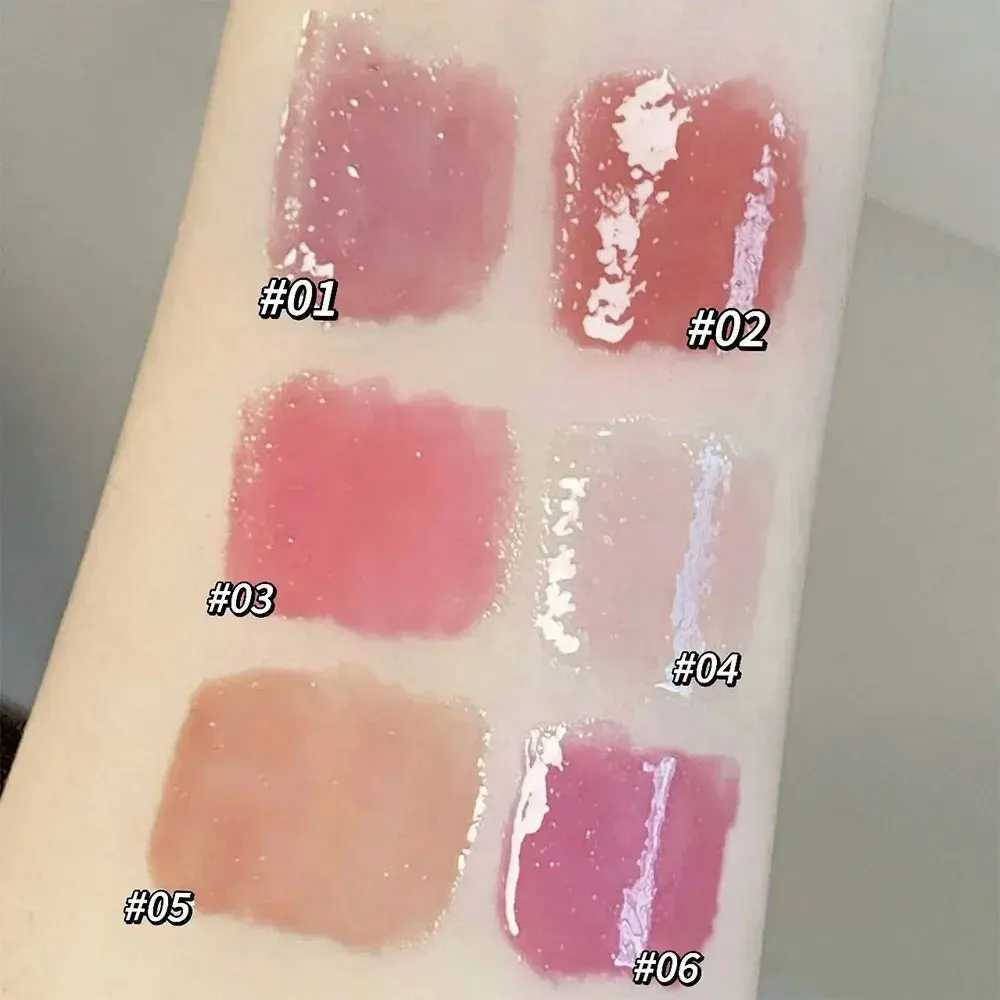 Garden Pink Solid Lip GlossMoisturizing Nourishing Water-gloss Mirror Glass Lip Tinted LipstickDewy Lip GlossPink Lip GlazeW250219