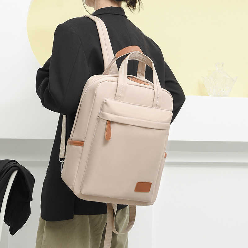 Leisure computer backpack for women Fashion outdoor travel bag waterproof Oxford cloth large capacity womens backpack