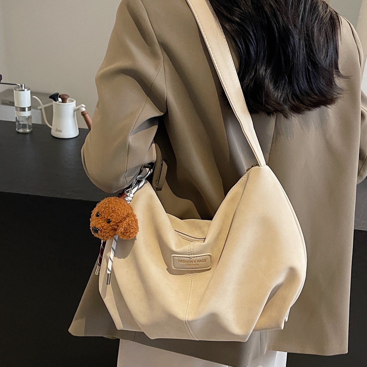 Large capacity for women 2025 new high-end texture niche autumn and winter versatile single shoulder crossbody canvas dumpling bag #swissmilitary