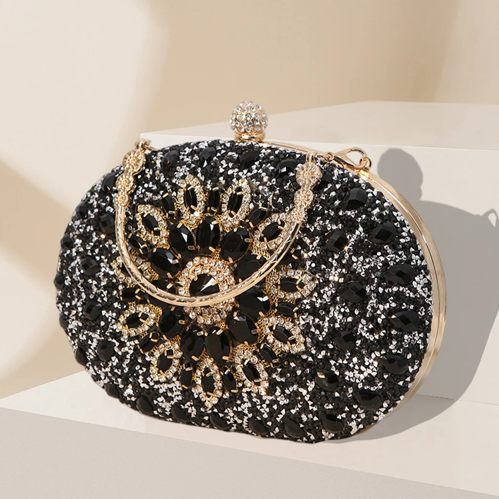 Diamond y Women Clutch Evening Bag Wedding Crystal Ladies Cell Phone Pocket Purse Female Wallet for Party Quality Gift 250218