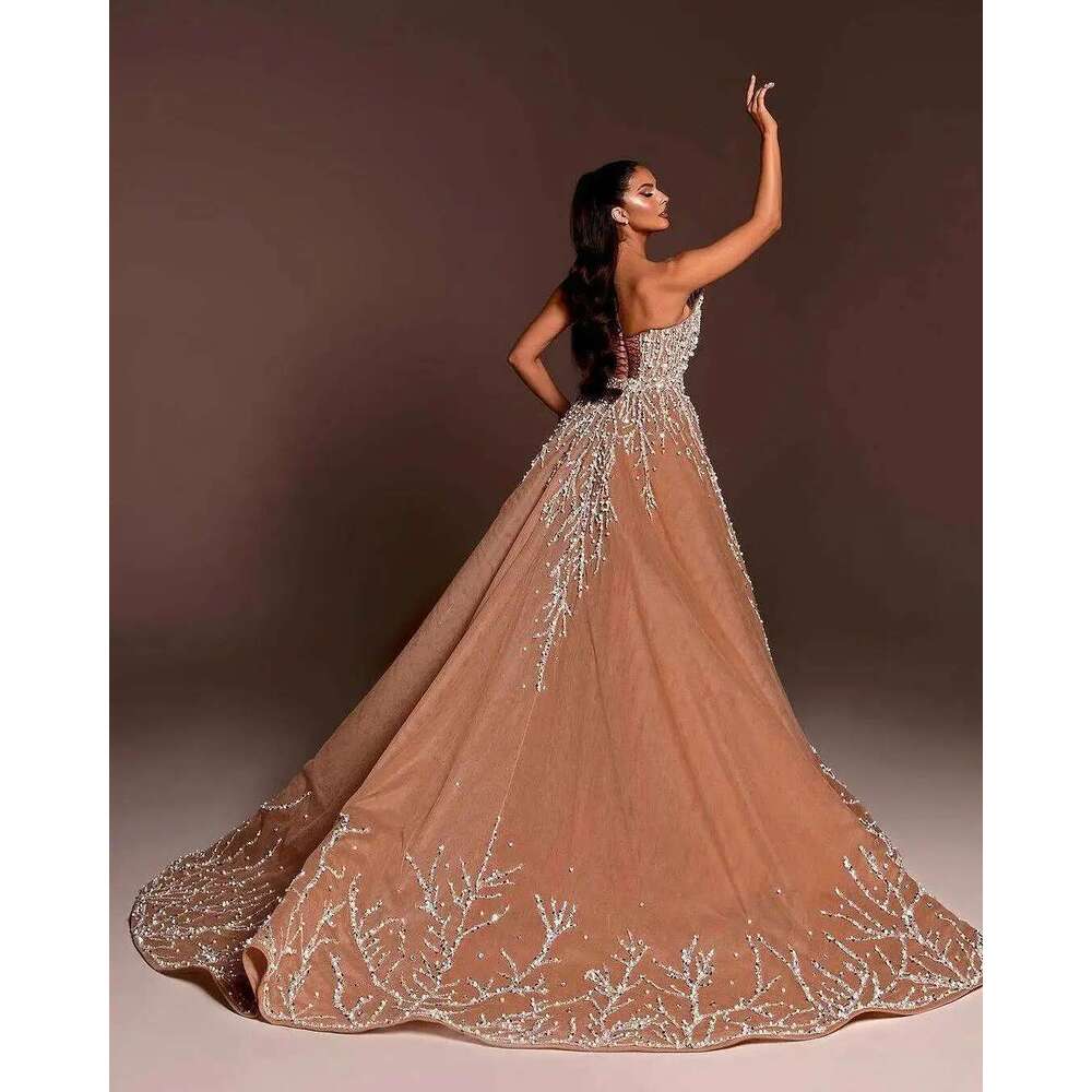 Dresses Mermaid Detachable Spaghetti Strap Pearls Sequins or-Length Princess Bride Wedding Dress Custom Made