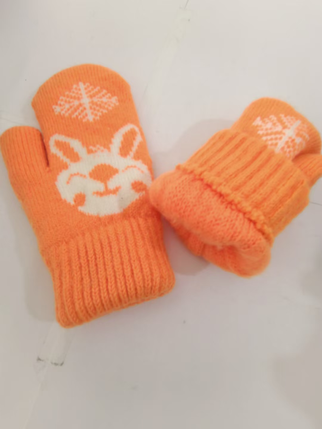 Winter Mittens Gloves for Women Warm Fleece Lining Knit Thick Gloves for Cold XYS002