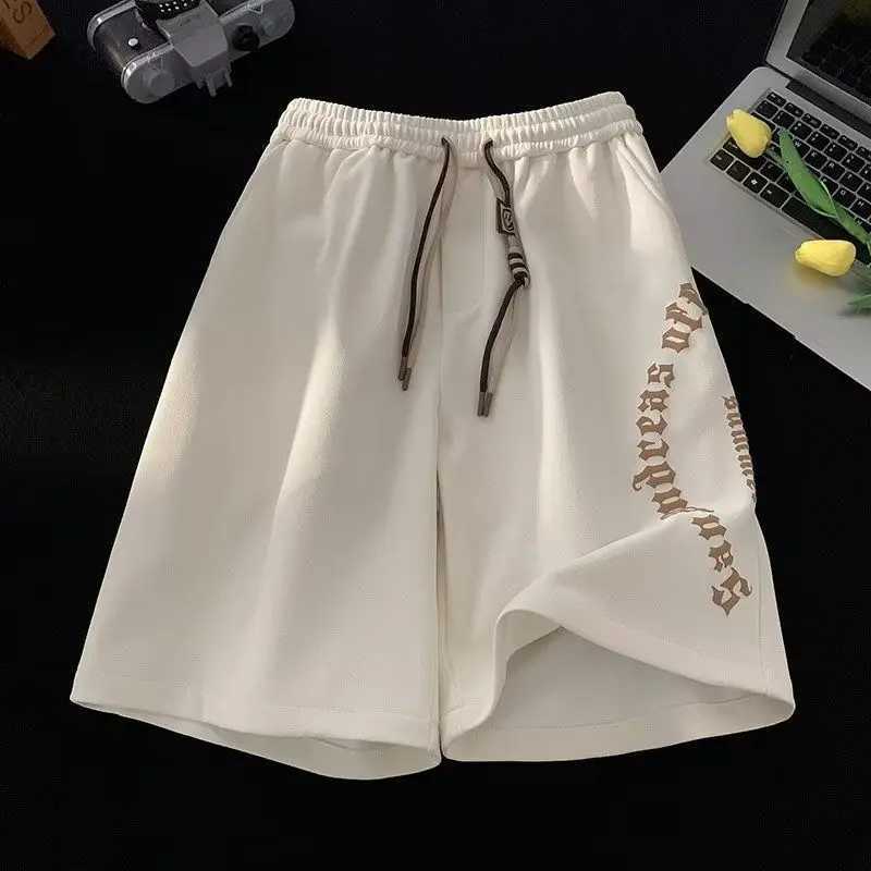 Men's Shorts Summer 2023 New Street Mens Fashion Brand Pohang High Street Running Sports Leisure Trend Five Point Basketball Shorts z250219