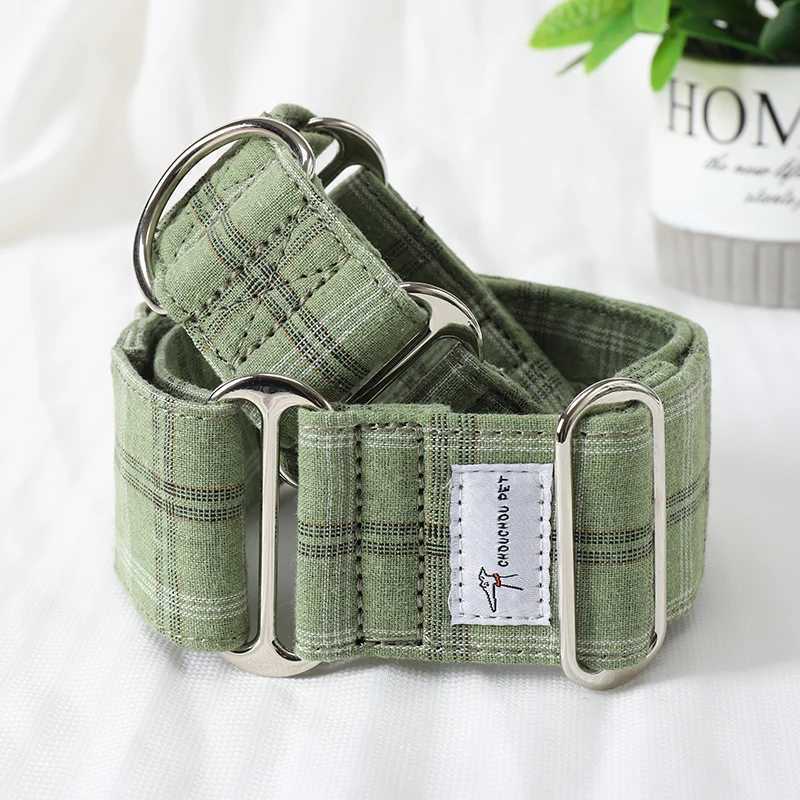 Itan Greyhound Whippet Martingale Width Adjustable Dog Collar Pattern Cotton Collar W250219