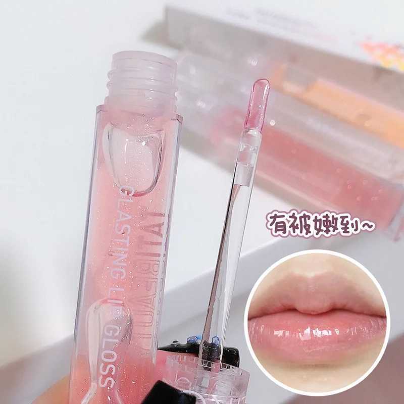 Moisturizing Lip Gloss Mirror Lip Glass Waterproof Liquid lipstick Volume Lip Transparent Lip Gloss Female CosmeticsW250219