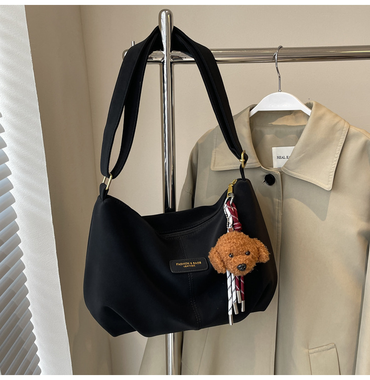 Large capacity for women 2025 new high-end texture niche autumn and winter versatile single shoulder crossbody canvas dumpling bag #swissmilitary