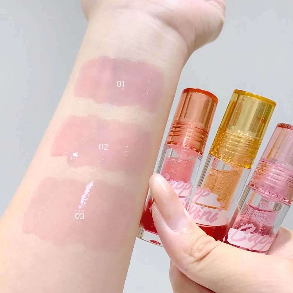 Cappuvini Hydrating Temperature Color Changing Lip Oil Reduces Lip Lines Moisturizing Daily Care Lip Glaze Lip BalmW250219