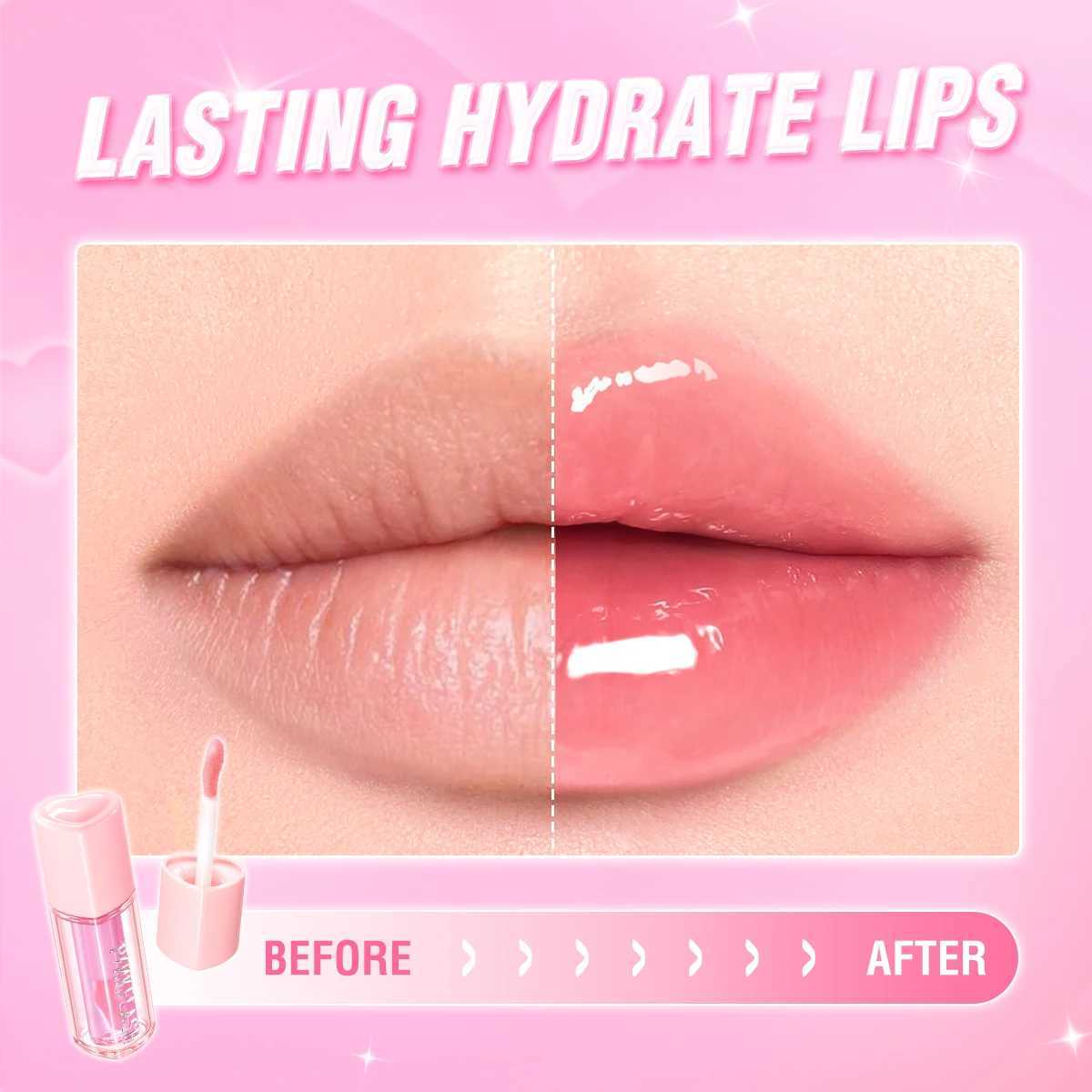 PINKFLASH Moisturizing Lip Oil Non-sticky Hydrating Lip Glosses Lightweight Lip Plumpers Lip Tints Lip Care Makeup CosmeticsW250219