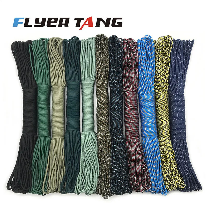 100 Colors Paracord 2mm 100FT50FT25FT One Stand Cores Rope Paracorde Cord For Jewelry Making Wholesale 250213