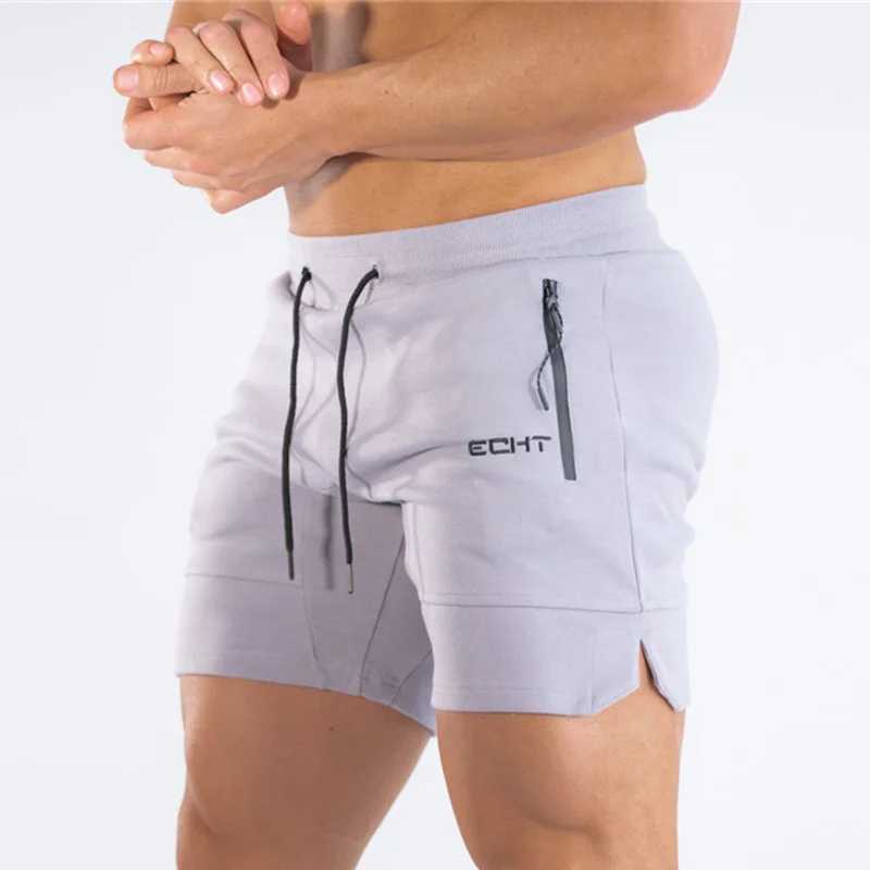 Mens Zip pocket sweatpants Fitness Gyms Shorts Men Summer Running Short Pants Male Jogger mesh Workout Beach sports short pants W250219