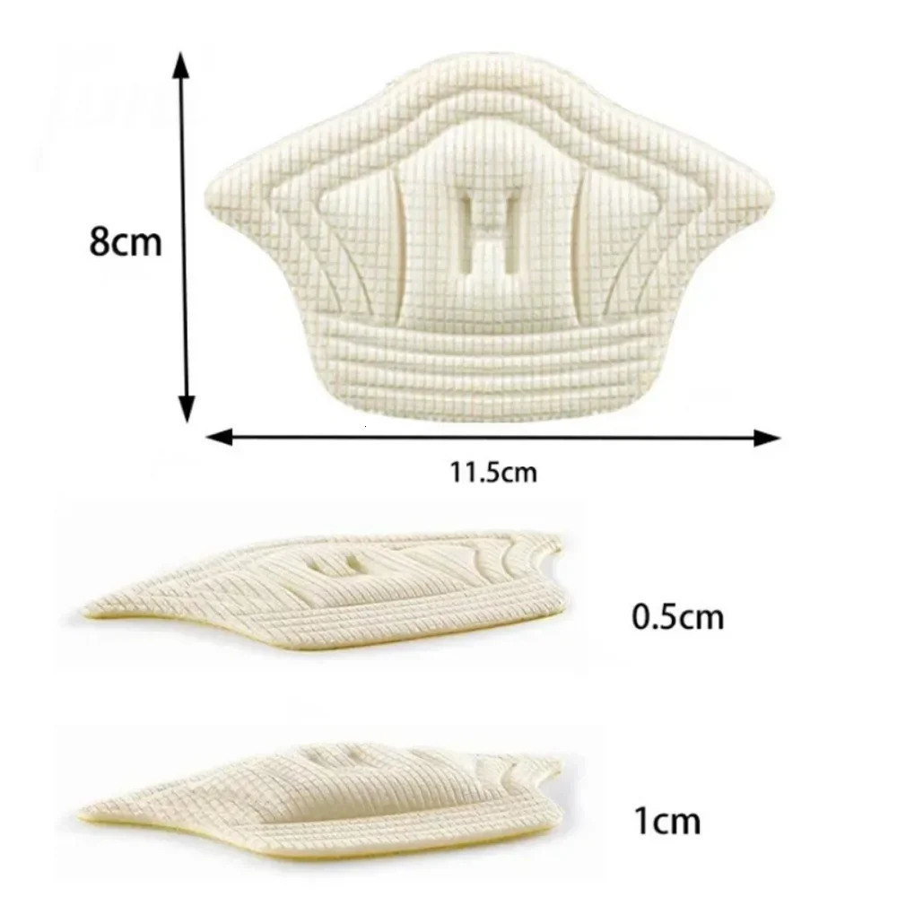 5Pairs Insoles For Shoes Patch Heel Pads Sport Adjustable Size Feet Pad Insole Protector Back Sticker Shoe 250219