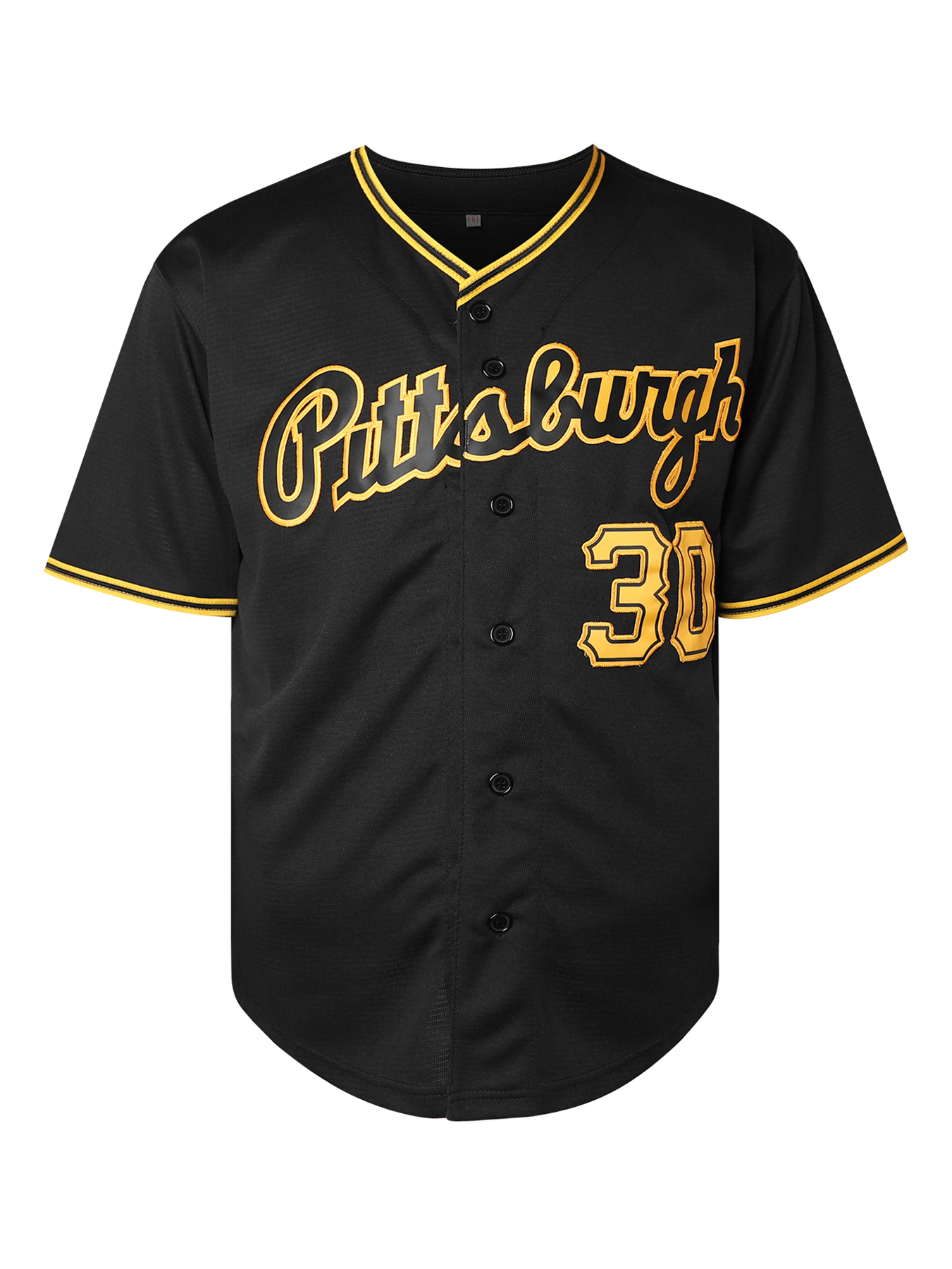 SKENES 30 PGH In Stock Wholesale Baseball Jeresys PITTSBURGH Quick Drying Moisture Conducting ,Quick Dry No Ironing ,Lightweight Black White Yellow