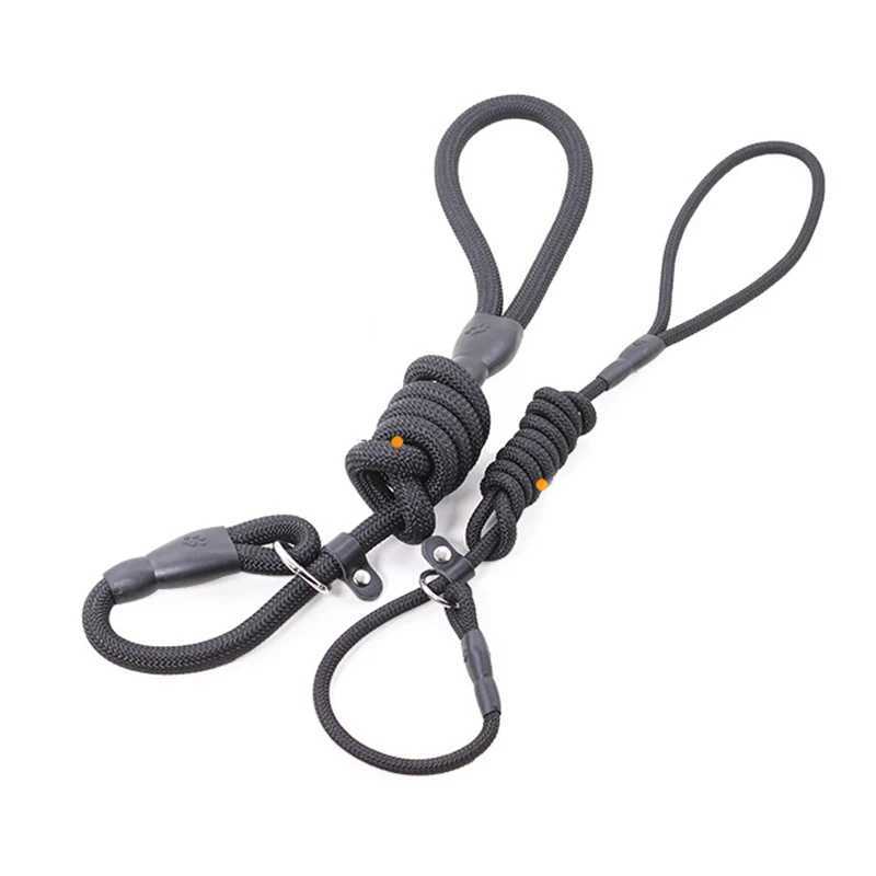 Nylon Dog Training Leash P Chain Pet Outdoor Walking Supplies for Small Medium Dogs Border Collie Golden Retriever PuppyXJ250218