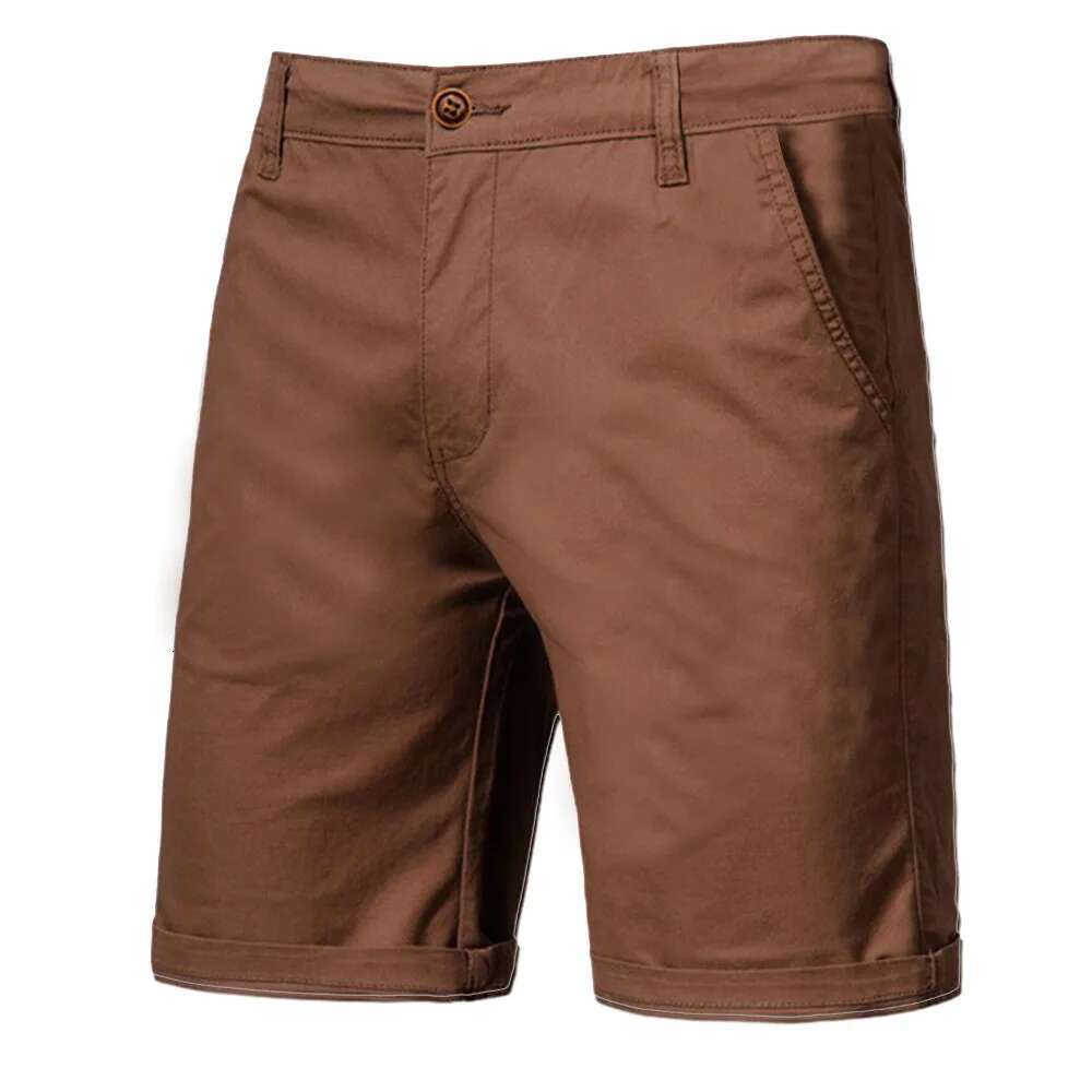 Summer Beach Men's Designer Shorts Solid Color Slim Fit Shorts Fashionable Casual Daily Street Outdoor Travel Zipper Button Straight Leg Pants