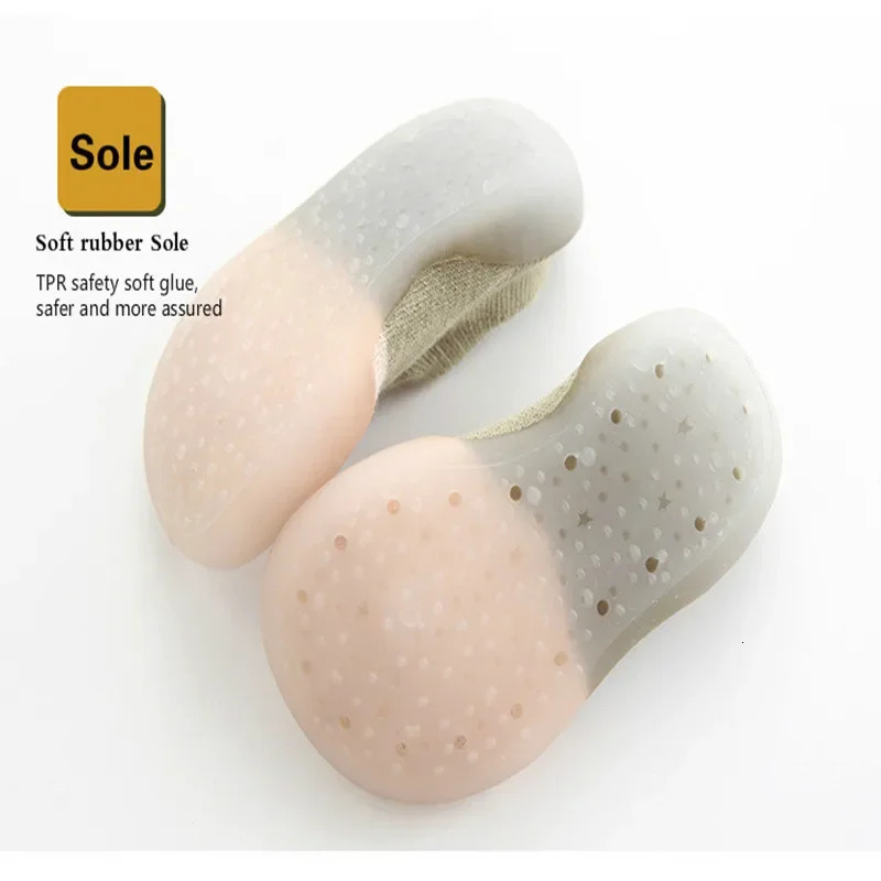 Baby born Shoes Fashion Baby Socks Shoes Toddler First Walkers Boy Girl Toddler Shoes Anti-Slip Soft Rubber Shoe 250219