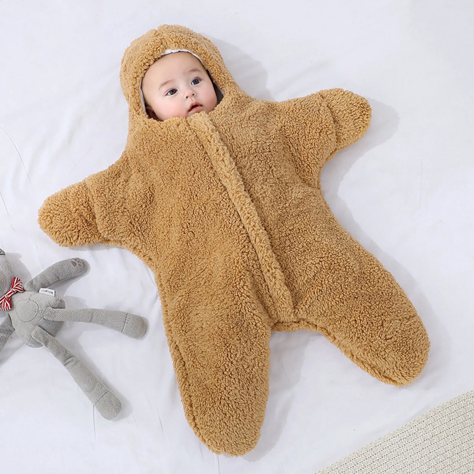 born Infant Boys Girls Solid Star Shape Sleeping Crib Blanket for Boys Table And Chairs for Kids 510 under 50 Work Blanket 250218