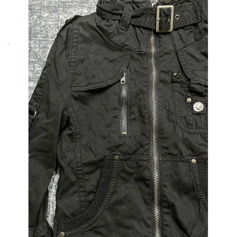American Goth Hoodies Y2k Clothing 2000s Vintage Women Punk Zipper Winter Hooded Streetwear Haruku Sweatshirts Sweet Hoody
