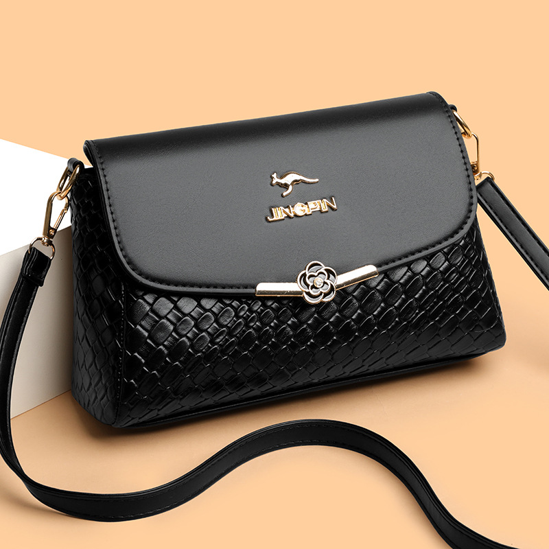 new 3 single Casual shoulder crossbody bag ladies all-in-one large capacity high-grade leather texture 2025