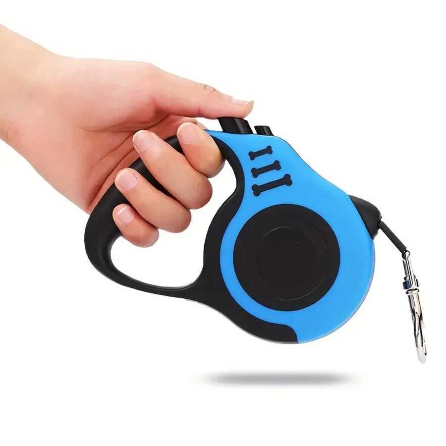 Pet Traction Device Pet Dog Automatic Retractable Traction Rope Bone Printed Dog Walking Rope Dog Chain Dog RopeXJ250218