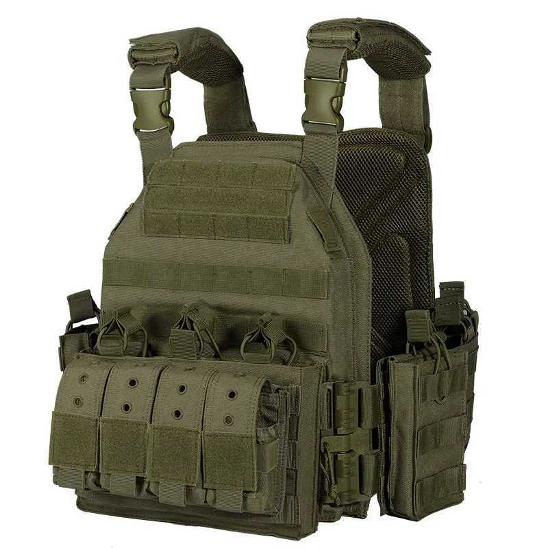 Tactical Vest Outdoor Cs Protective Equipment 6094 Combat Tactical Vest Camouflage SuitXJ250219