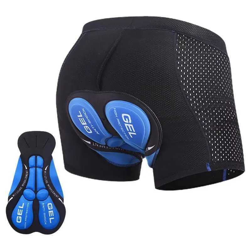 Men's Shorts Mens 3D gel bicycle shorts bicycle protective shorts 5-layer composite Sile pad bicycle underwear bicycle equipment z250219