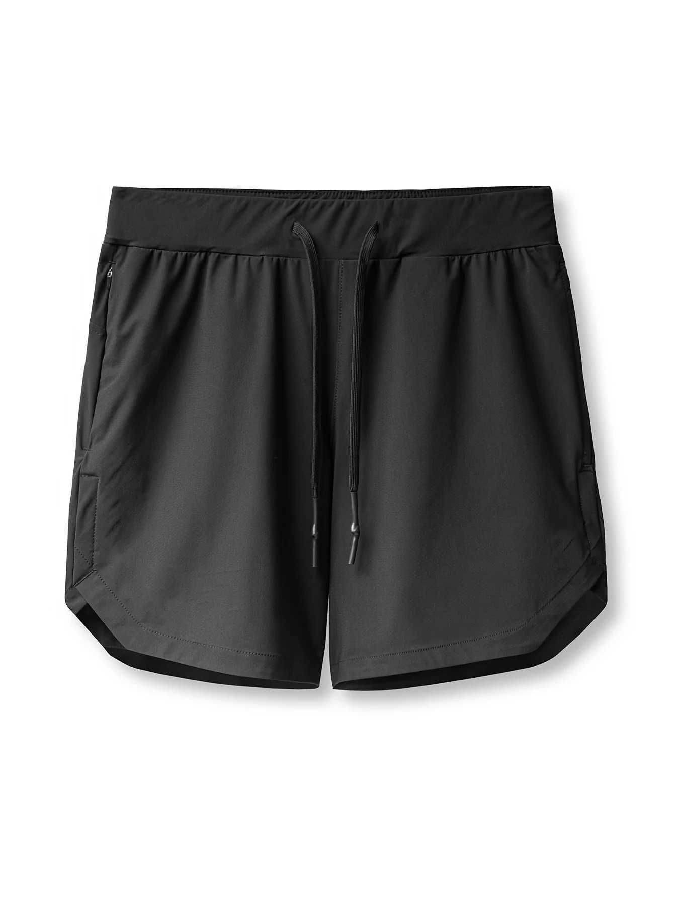 DK-887Mens shorts single woven quick dry solid color running fitness sports casual American fifth pants W250219