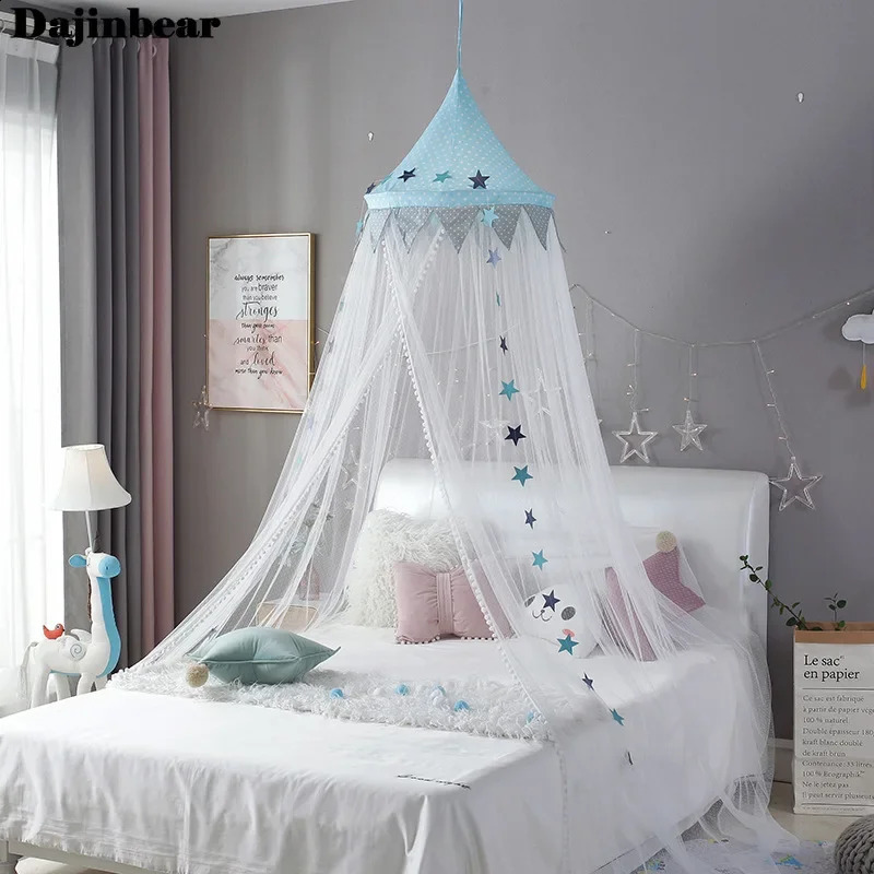 Baby Room Mosquito Net Kid bed curtain canopy Round Crib Netting bed tent canopy Decoration girl bedroom accessories Dropship 250219