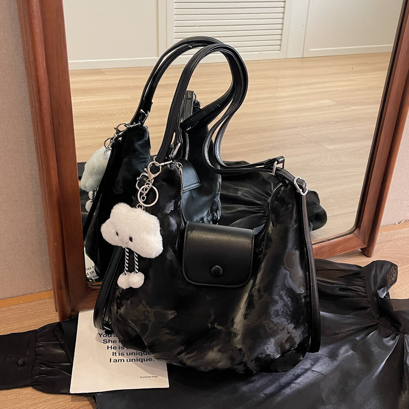 Folding Commuter Large Capacity Tote for Women 2024 New Casual Versatile Single Cross Shoulder Three purpose Bag #swissmilitary
