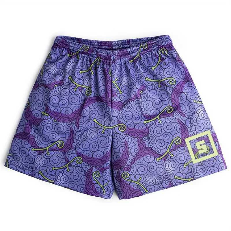 Men's Shorts New Anime 3D Printing Manga Gym Website Fast Drying Sports Fashion Shorts Breathable Summer Suitable for Men and Women z250219