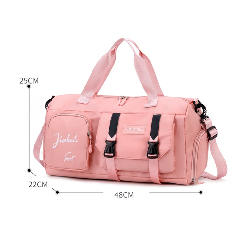 Large Capacity Women Travel Bags Shoulder Crossbody Bags Luggage Handbags for Female Duffle Bags Oxford Dry Wet Separation Bags 250214