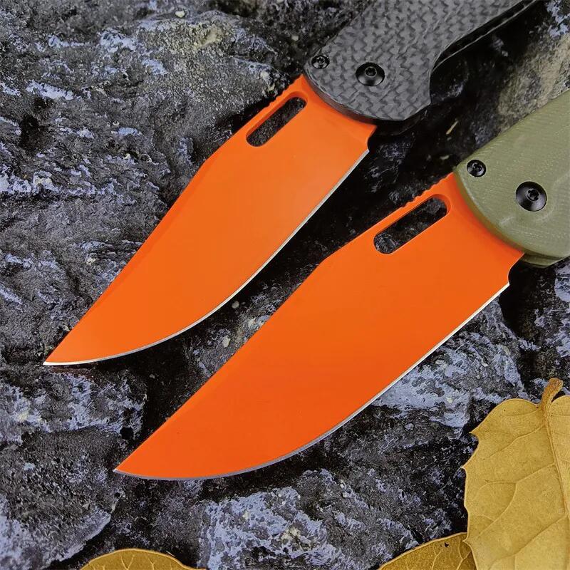 4Models Hunt Taggedout AXIS Folding Knife 3.46 Cpm-154 Stonewashed Clip Point Blade, Grivory Handles - 15535