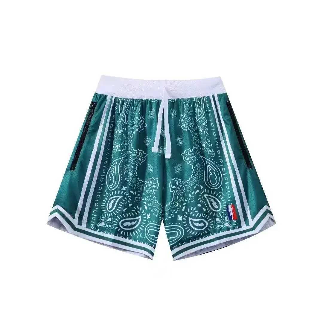 Men's Shorts American basketball shorts mens summer loose fast drying breathable sports four point pants but James Currys knee style is the same 