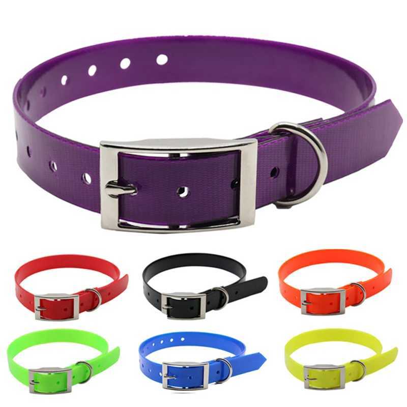 Petshop Dog collar TPU+Nylon waterproof deodorant Resistant dirt Easy clean collars 7 Colors for small big dog accessories W250219