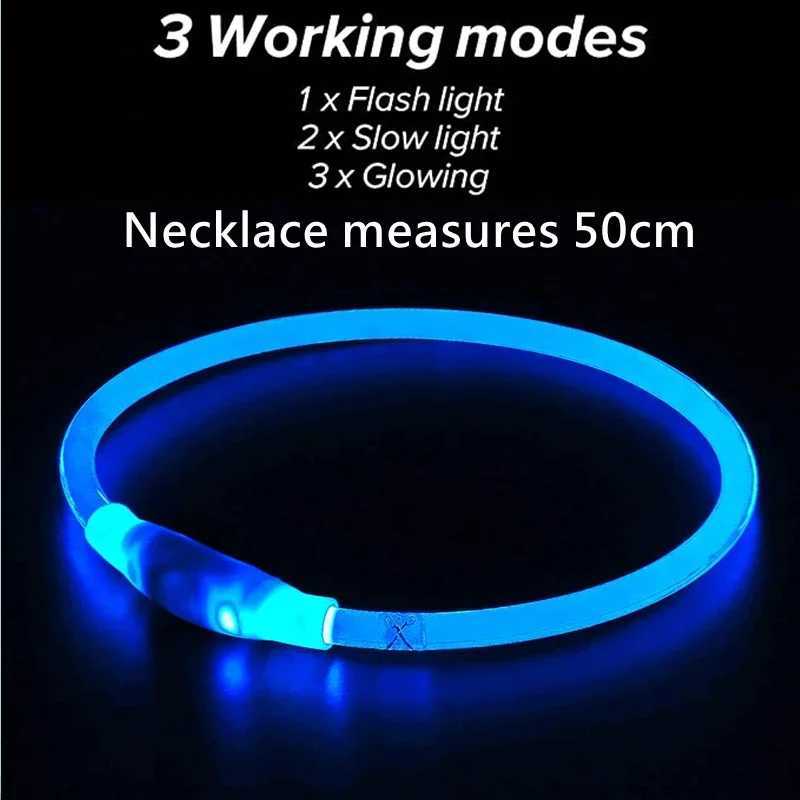LED dog collar emits light USB cat collar in 3 modes LED light emits light to prevent LED dog collar from being used as a pet accessory for dogs W2502