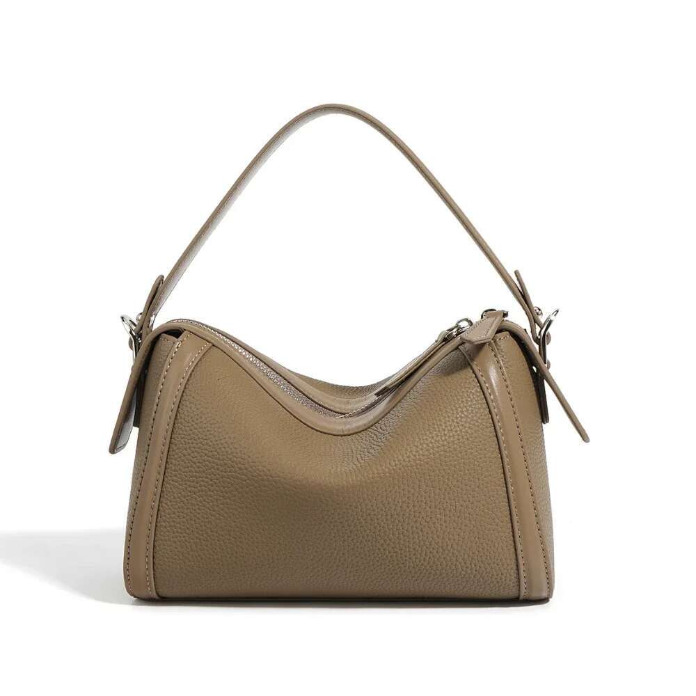 Square For Women Designer Handbags First Layer Cowhide Crossbody Shoulder Bags Simple Pillow Bag 2024 New