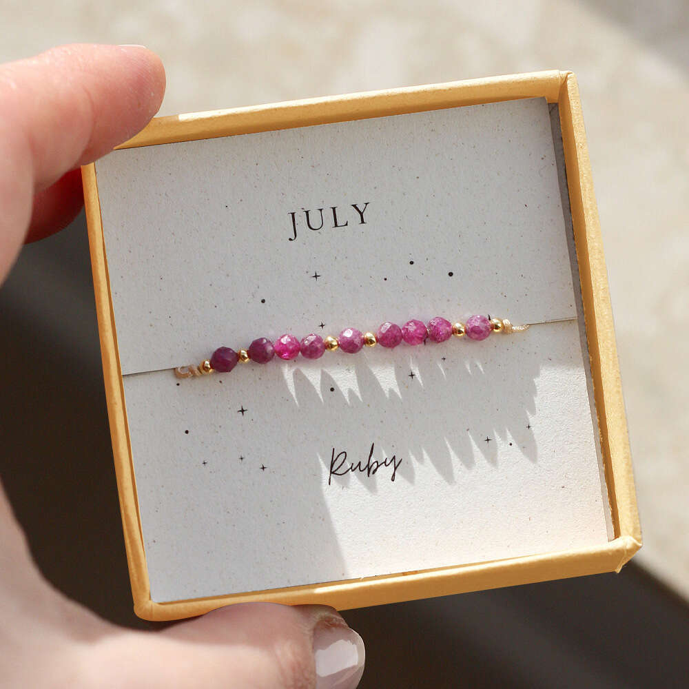Hot selg Month Birthday Half Mixed Wear Copper Bead Handmade Beaded Bracelet for Women, Fashionable and Versatile
