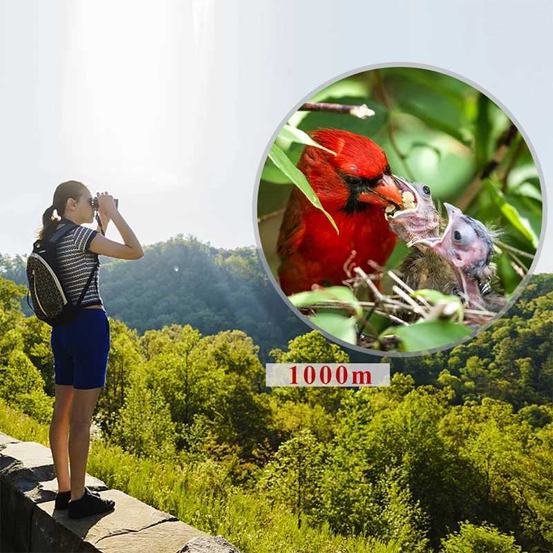 USCAMEL 10x42 8x42 HD BAK4 Binoculars Military High Power Telescope Professional Hunting Outdoor Sports Bird Watching green bla Z250219