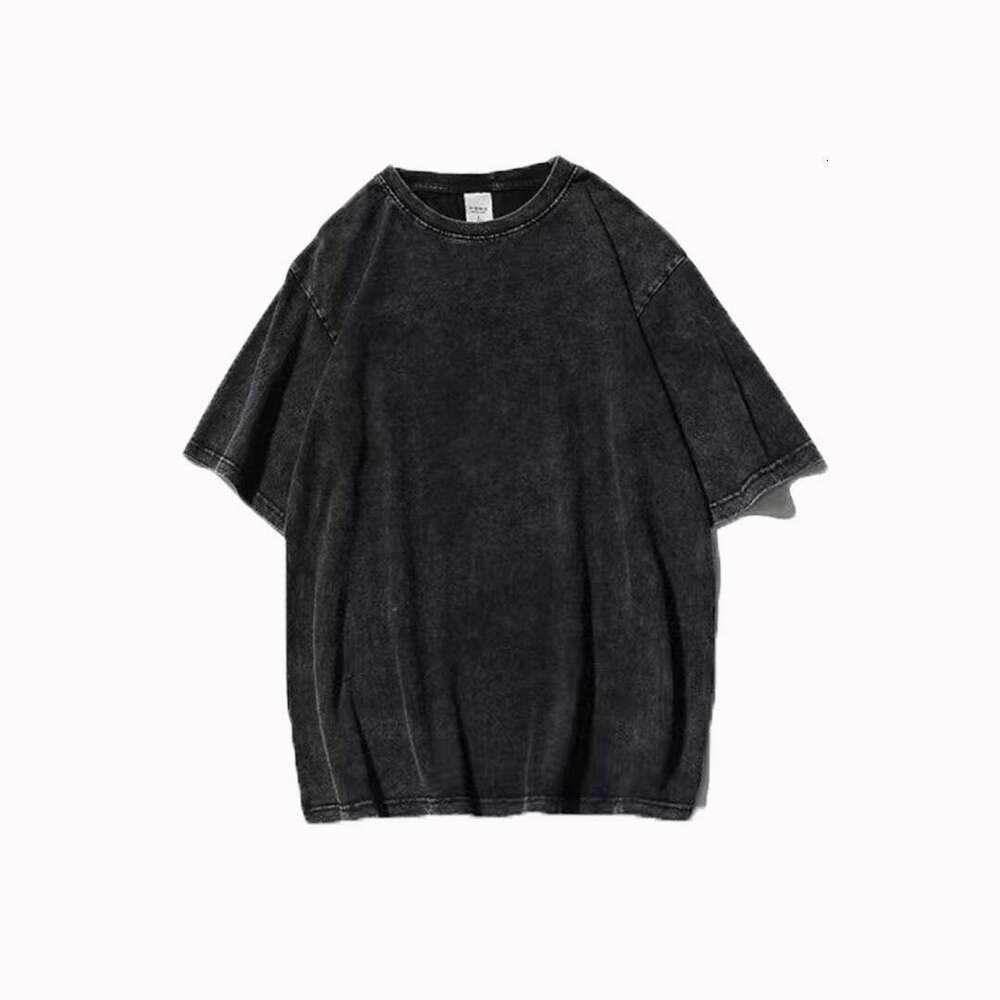Summer personalized creative design printed American street Y2K Harajuku loose round neck pure cotton T-shirt for men and women