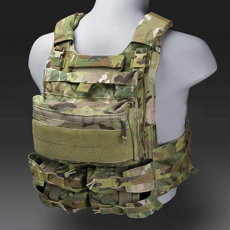 Hunting Vest Extension Back Panel Fast Realse Buckles Multiple Compartment for Outdoor Sport Hunting Gears AccessoryXJ250219