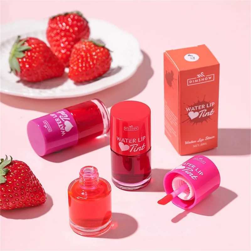 Dyeing Tint Liquid Lipstick and B 2 in 1 Waterproof Mirror Lip Gloss Water Lip Tint Non-sticky Lip Eye Cheek Makeup CosmeticW250219