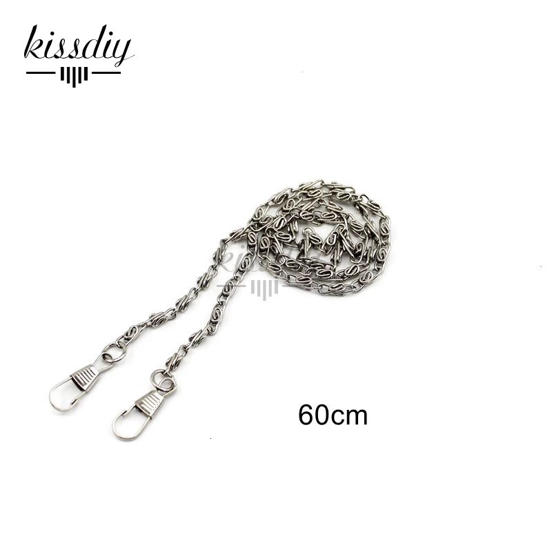 20pcs 120CM/ 47 long Silver tone Metal Chain for Purses/Bags DIY Hight Quality Purse Accessory 250214