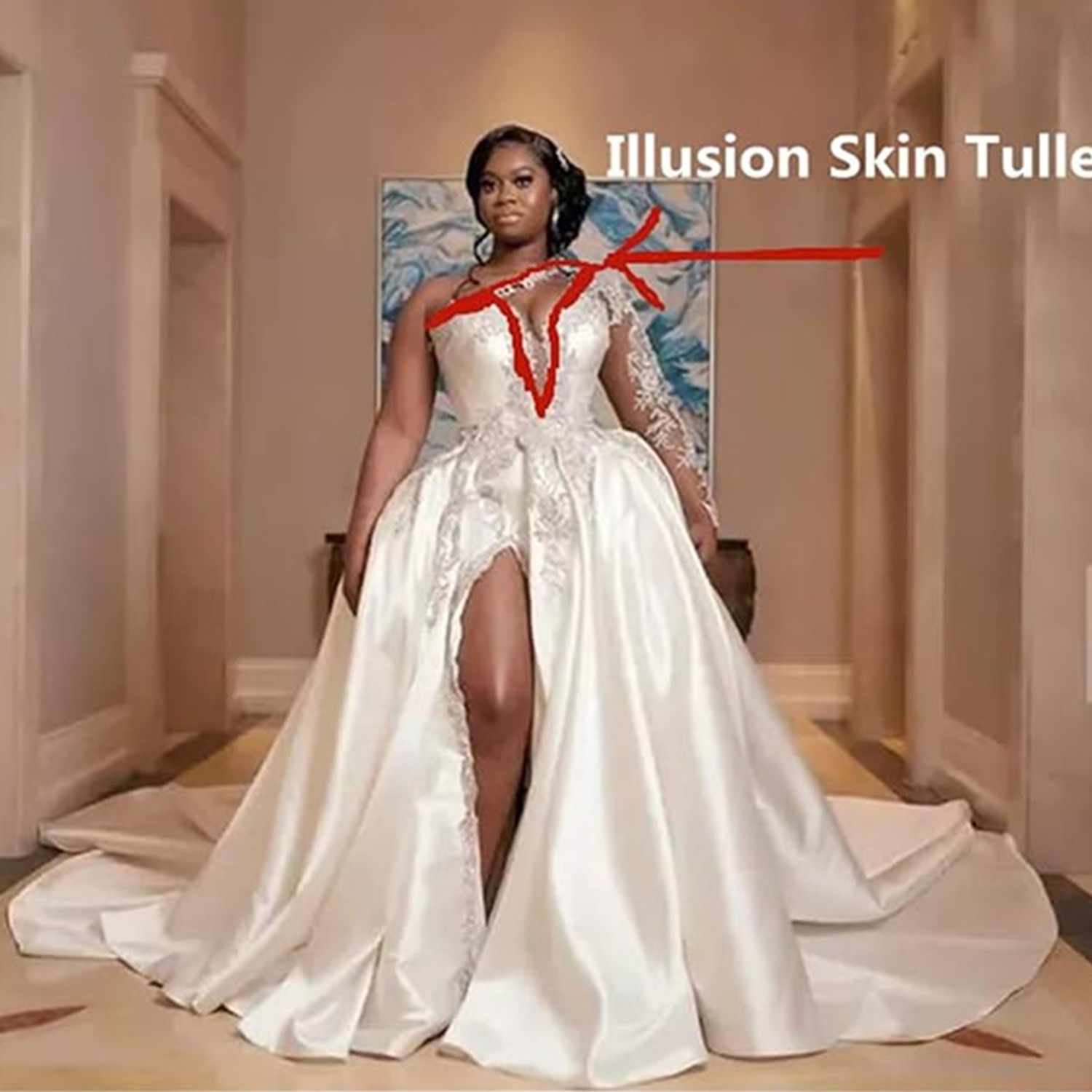 Boho Floral Wedding Dresses Off The Shoulder Lace Appliques Bridal Gowns Floor Length Backless Robes de Mariees Plus Size 01