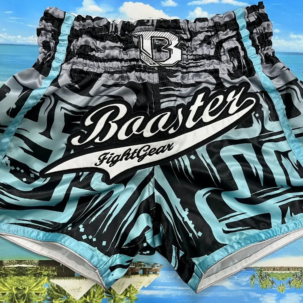 Original Training Muay Thai Gym Fighting Shorts Fitness Combat Sports Pants Embroidery Style Boxing Sweat y250219