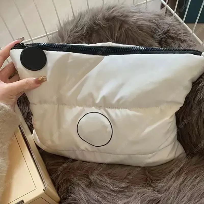 Designer Makeup Bag Luxury Womens Cosmetic Bags Down Cotton Zipper Toiletry Bags Lady Fashion Cosmetic Pouch Toiletry Women Make Up Bag Purse Wallet