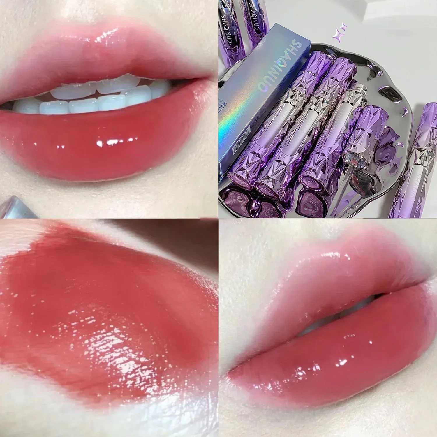 Mirror Water Lip Gloss Moisturizes Lasting Lipstick Waterproof No Fade Women Sexy Red Lip Tint Cosmetics Labial GlazeW250219