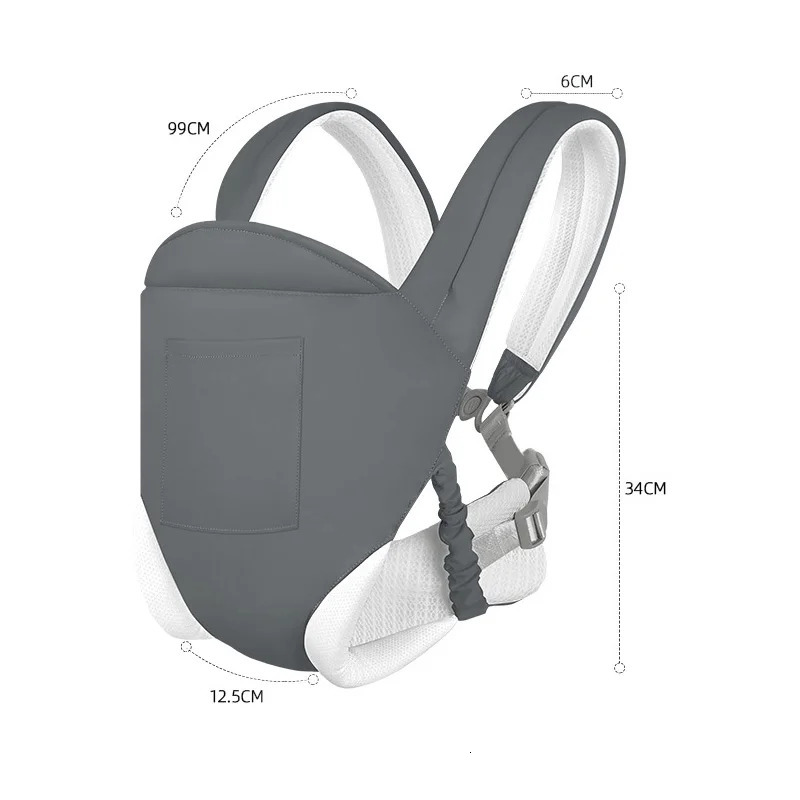 Baby s Multi-Functional Horizontal born Carries Breathable Backpack Baby Sling Wrap for Travel All Seasons Solid Color 250219